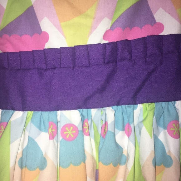 Girls multi colored ice cream dress - Picture 2 of 8